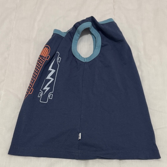 Tommy Bahama Navy Tank Top with Skateboard Graphics - Picture 9 of 15